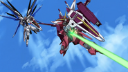 Justice Gundam Beam Rifle Firing 01 (SEED HD Ep40)