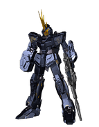 RX-0 Unicorn Gundam 02 Banshee (Unicorn Mode) CG Art (Front)