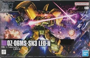 HGAC 1/144 OZ-06MS-SN3 Leo-N (P-Bandai Exclusive; 2025): Box art