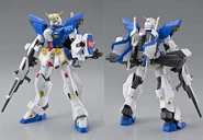 MG F90IIIY Cluster Gundam (Front & rear view)