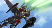 Gaia Gundam Beam Cannons and Beam Rifle Firing 01 (SEED Destiny HD Ep2)