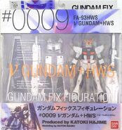 Gundam Fix Figuration (GFF) #0009 "FA-93HWS ν Gundam + HWS" figure set (2002): package front view