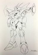 MS Study done after F91 and before Victory Gundam by Junya Ishigaki.[16]