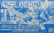 SD Gundam BB Senshi Versal Knight Gundam (Metallic Finish Ver.) (P-Bandai exclusive; 2017): box art