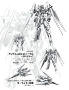 Linearts and profile of Gundam AGE-2 Normal (SP Colors) from official website