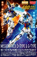 Promotional image for MG Mission Pack D-Type & G-Type for Gundam F90 (1)