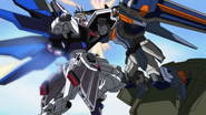 Freedom Gundam vs Duel Gundam 01 (SEED HD Ep35)