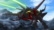 Gaia Gundam MA-Mode Beam Cannons Firing 01 (SEED Destiny HD Ep23)