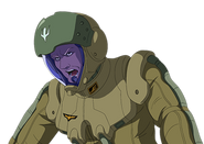In pilot suit