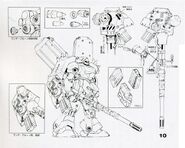 AMS-119 Geara Doga Heavy Weapons Type - 20 cm RangeBruno Gun