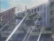 Magella Attacks on parade (from Zeonic Front: Indignation of Zeon animation)