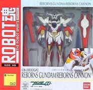 Robot Damashii "CB-0000G/C Reborns Gundam/Reborns Cannon" (2010): package front view