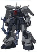 The Sleeves' Zaku III with Sub-Arms deployed