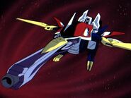 Wing Gundam in Bird Mode.