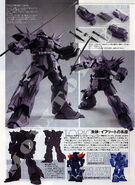 1/144 MS-08TX/N Efreet Nacht conversion model based on various 1/144 HGUC model kits: Weapons and coloring data