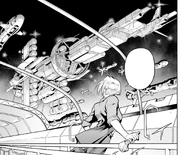 Ships of the fleet, including Jupitris.