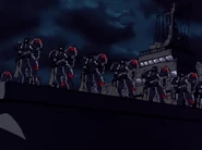 On the deck of a ship