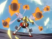 Gundam Heavyarms Homing Missiles Firing 01 (Wing Ep3)