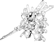 MSA-0011 (Bst) S gundam Booster Unit Type Lineart.gif (107 KB) Line art - front view