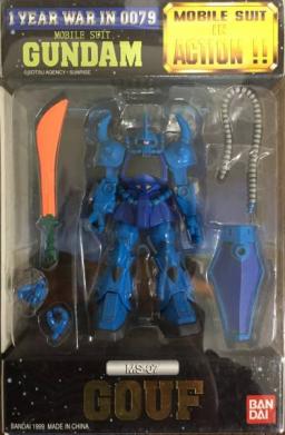 Bandai Mobile Suit Gundam Fighter Zeon Gouf MS In Action Figure Msia 
