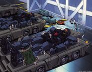 Roll out of GM Quels in December, U.C. 0083 (from Mobile Suit Gundam 0083: Stardust Memory)