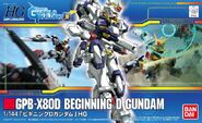 HGGB 1/144 GPB-X80D Beginning D Gundam (2011): box art