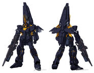 RX-0(N) Unicorn Gundam Banshee Norn Front and Back DE