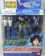 MSiA / MIA "ZGMF-X56S/γ Blast Impulse Gundam (VPS Armor Start-Up version)" (Dengeki Hobby/Hobby Japan/Kodansha Anime KC exclusive; 2005): package front view
