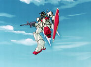 In RX-78-2 Gundam's colors as seen on Mobile Suit SD Gundam Mk IV OVA