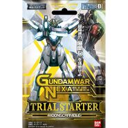 With Gundam X on the cover of Gundam War Nex-A Trial Starter pack