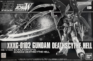 HGAC 1/144 XXXG-01D2 Gundam Deathscythe Hell (P-Bandai exclusive; 2023): box art