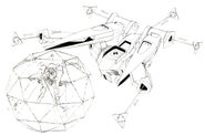 Hyperion Gundam Unit 1 Armure Lumiere Deployed