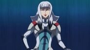 Carta in her pilot suit. (To the Place of Return)