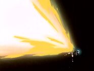 Firing Mega Beam Cannon (Endless Waltz OVA 2)