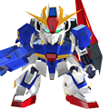 A-Rank Zeta Gundam as it appears in SD Gundam Capsule Fighter Online