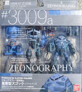 Zeonography #3009a "MSM-07 Z'Gok / MSM-08 Zogok (Blue) / EMS-05 Agg" figure set (2006): package front view