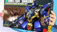 Fictional 1/144 HGUC Barzam model as seen on Gundam Build Fighters Try anime