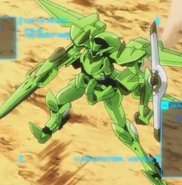 Close up of AEU Enact [Daiki Miyaga Custom] (Ep 01)