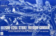 HGCE 1/144 ZGMF-X20A Strike Freedom Gundam [Revive Ver. - Wing of Light DX Edition] (P-Bandai exclusive; 2017): box art