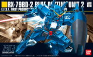 1/144 HGUC RX-79BD-2 Blue Destiny Unit 2 (2007): box art