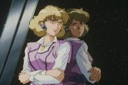 Nina Purpleton inside the Albion (from Gundam 0083 OVA)