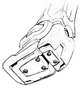 Foot detail (Gundam Evolve)