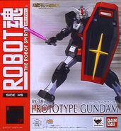 Robot Damashii "RX-78-1 Prototype Gundam" (Tamashii Web exclusive; 2011): package front view