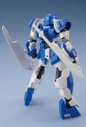 HGAGE 1/144 Adele with parts from Hobby Japan's Gundam AGE-1 Razor Conversion Wear Kit (rear)