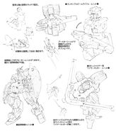 Line art - various body unit