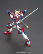 HGBF 1/144 Kamiki Burning Gundam (Using Tachi)