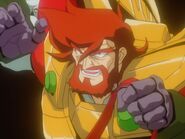 Zeus Gundam with Marcelot's head during Domon's nightmare