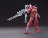 PF-78-3A Gundam Amazing Red Warrior (Gunpla 1-144) (Action Pose)