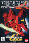 SD Gundam G Generation Model Series MSN-04 Sazabi (Full Equipment) (1999): box art