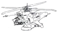 Concept Art of the Battle Heli